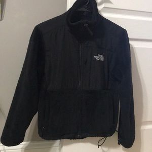 North Face Black Fleece Zip Up Jacket